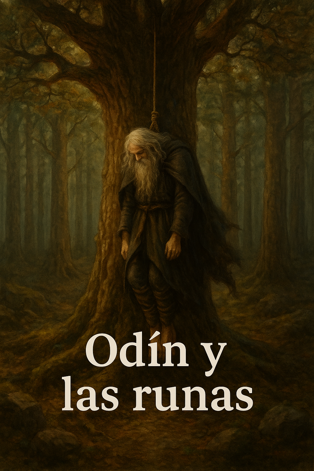 🌲 El Día que Odín Descubrió las Runas: Un Relato Nórdico de Sabiduría y Dolor