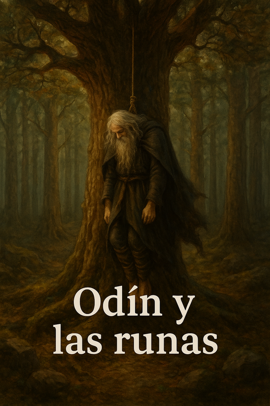🌲 El Día que Odín Descubrió las Runas: Un Relato Nórdico de Sabiduría y Dolor