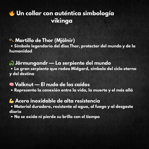 Amuleto Mjolnir – El Martillo de Thor ⚡