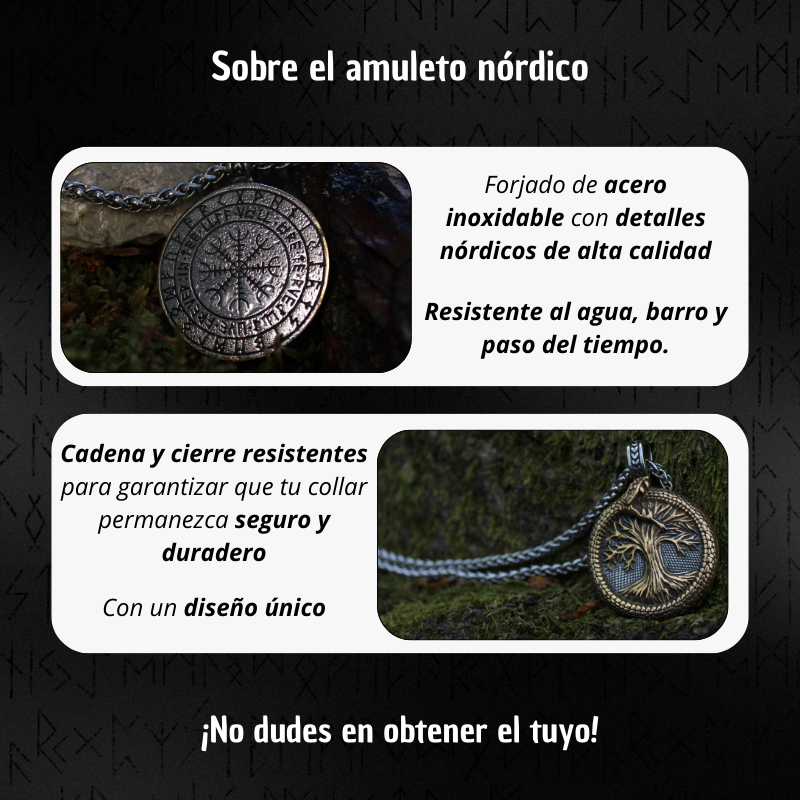 Detalles amuleto vikingo 