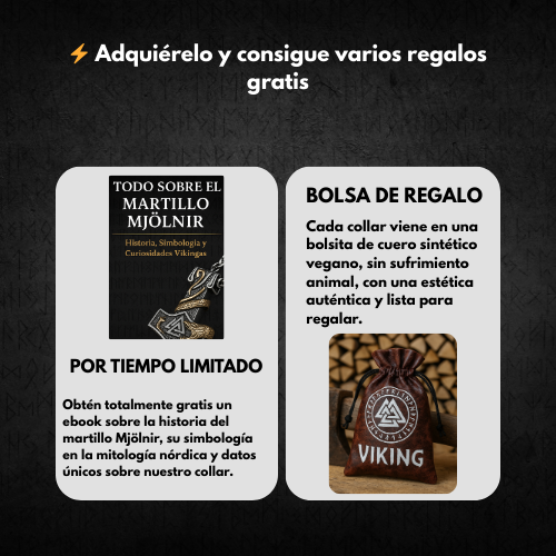 Amuleto Mjolnir – El Martillo de Thor ⚡