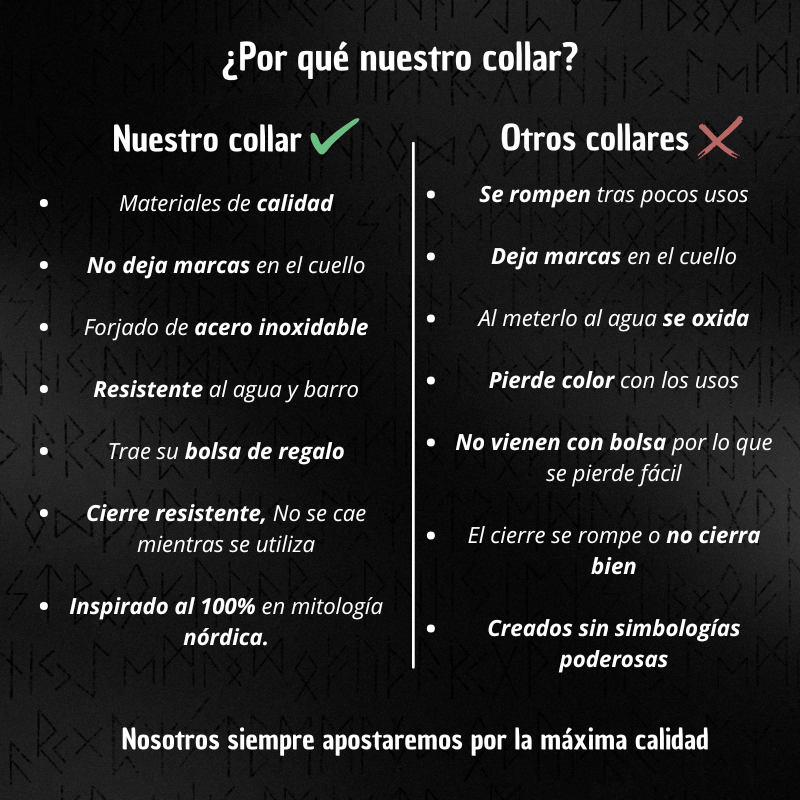 Nuestros collares vikingos vs otros